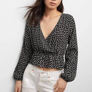 NWT Mango wrap blouse